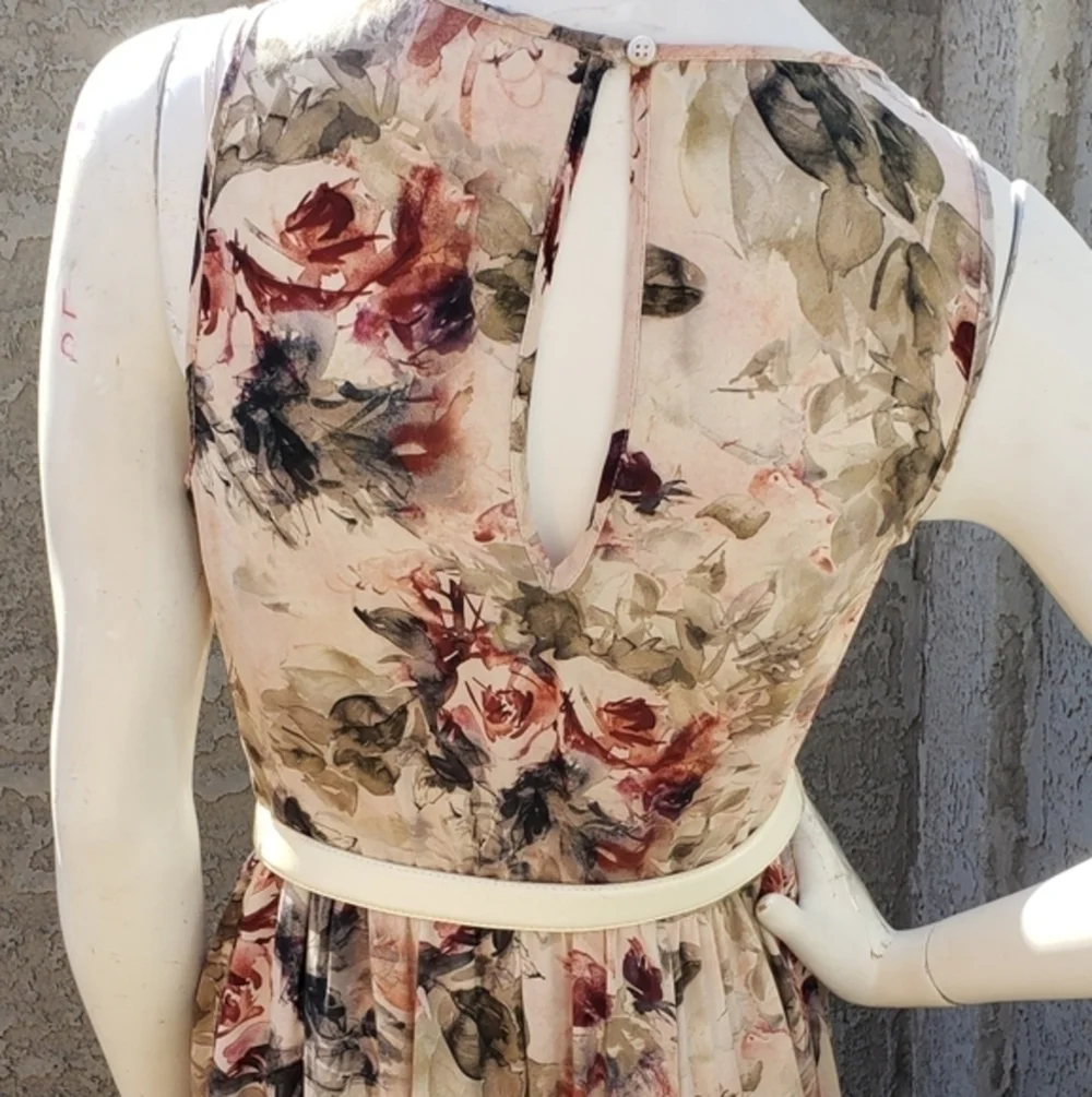 Haute Hippie Floral Silk Maxi Dress - Picture 8 of 10